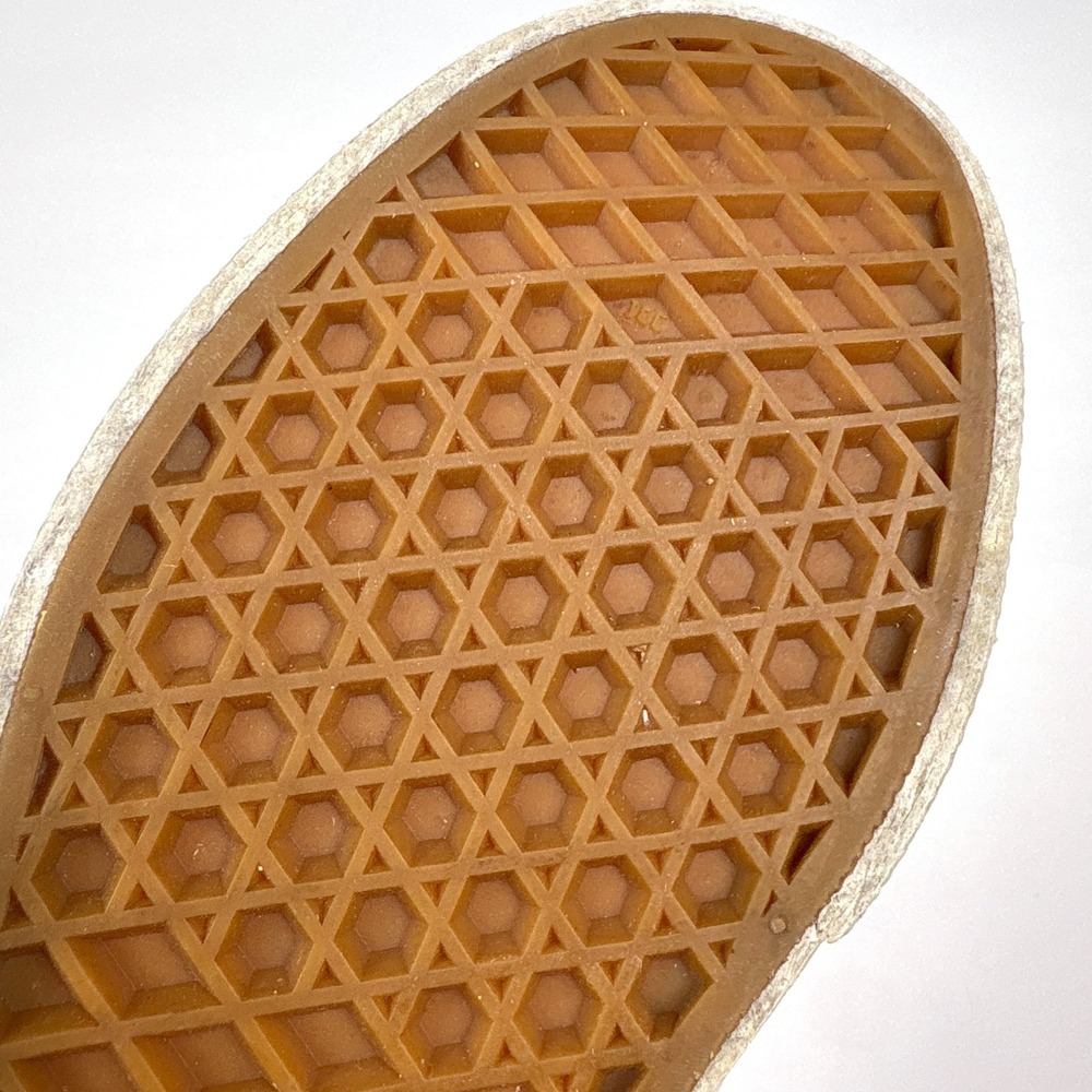 Vans Skate Hi Top Sneaker Shoes Kids Sz 5 Yellow Suede Canvas Lace Up Back Zip - Picture 10 of 16